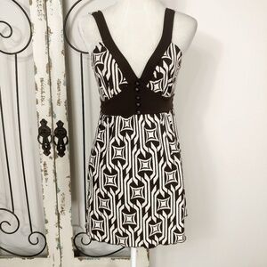 IZ Byer sleeveless brown top medium